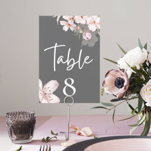 Cherry Blossom Wedding Table Card