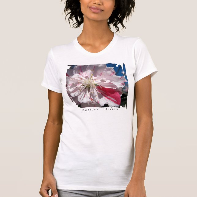 Cherry Blossom White Bloom Tank Top (Front)