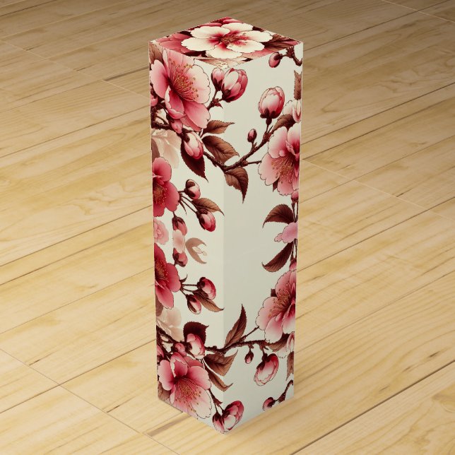 Cherry Blossom Wine Box (Front)