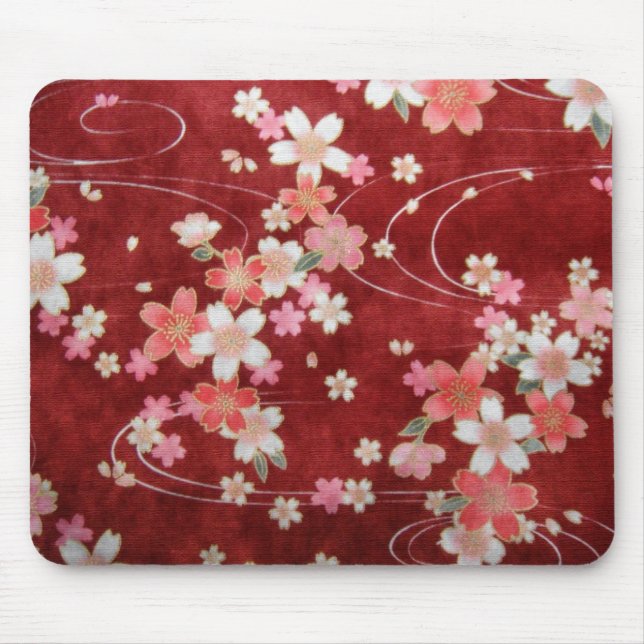 CHERRY BLOSSOM WISP MOUSE PAD (Front)