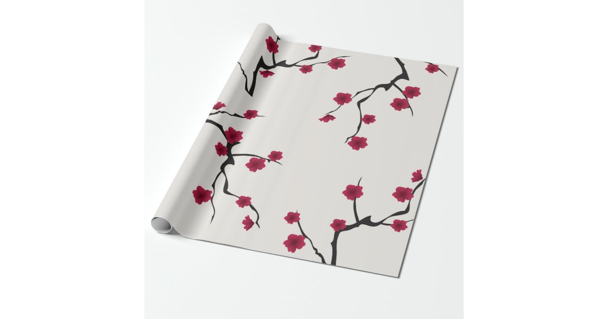 Cherry Blossom Wrapping Paper | Zazzle