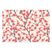 Cherry Blossom Wrapping Paper (Set of 3)