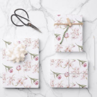 Cherry Blossom Wrapping Paper Sheets