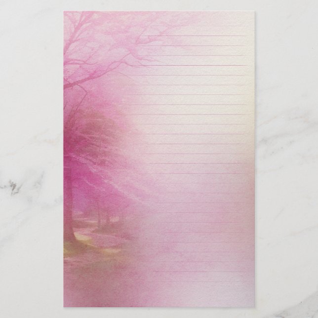 Cherry Blossom Writing Paper (Front)