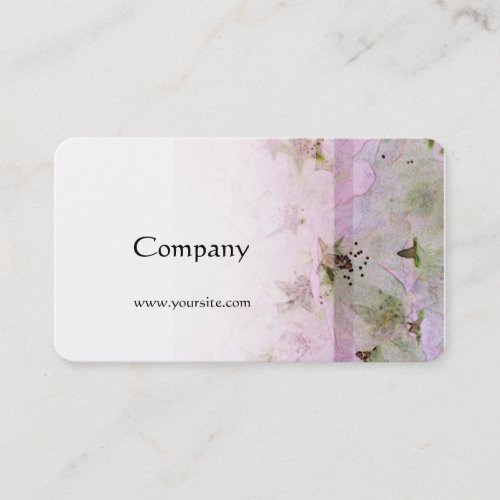 Cherry Blossoms 2 Pink Business Card