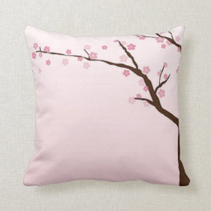 Cherry Blossoms 2 Throw Pillow