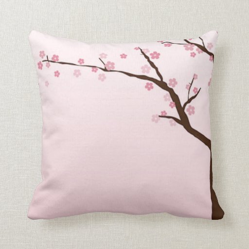 Cherry Blossoms 2 Throw Pillow | Zazzle