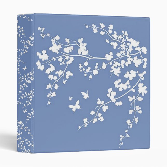 Cherry Blossoms 3 Ring Binder (Front/Spine)