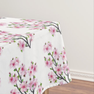 Cherry Blossoms Tablecloths | Zazzle