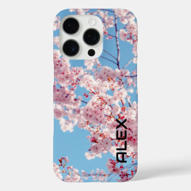 Cherry Blossoms Against Clear Blue Sky  Case-Mate iPhone Case (Back)