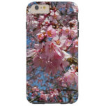 Cherry Blossoms and Bee Pink Spring Flowers Tough iPhone 6 Plus Case