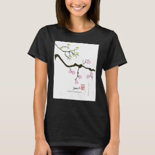 Cherry Blossoms And Birds Tony Fernandes T-Shirt