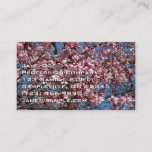 Cherry Blossoms and Blue Sky Spring Floral Business Card