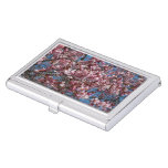 Cherry Blossoms and Blue Sky Spring Floral Business Card Case