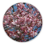 Cherry Blossoms and Blue Sky Spring Floral Ceramic Knob