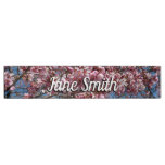 Cherry Blossoms and Blue Sky Spring Floral Desk Name Plate
