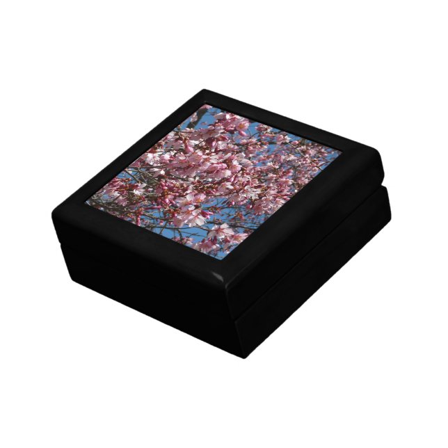 Cherry Blossoms and Blue Sky Spring Floral Gift Box (Side)