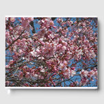 Cherry Blossoms and Blue Sky Spring Floral Guest Book