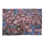 Cherry Blossoms and Blue Sky Spring Floral Hand Towel
