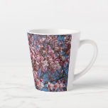 Cherry Blossoms and Blue Sky Spring Floral Latte Mug