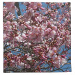 Cherry Blossoms and Blue Sky Spring Floral Napkin