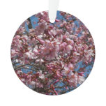 Cherry Blossoms and Blue Sky Spring Floral Ornament