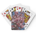 Cherry Blossoms and Blue Sky Spring Floral Playing Cards