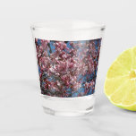 Cherry Blossoms and Blue Sky Spring Floral Shot Glass