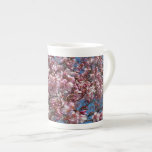 Cherry Blossoms and Blue Sky Spring Floral Tea Cup