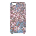 Cherry Blossoms and Blue Sky Spring Floral Clear iPhone 6/6S Case