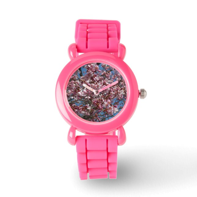 Cherry Blossoms and Blue Sky Spring Floral Watch (Front)