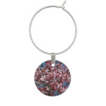 Cherry Blossoms and Blue Sky Spring Floral Wine Charm