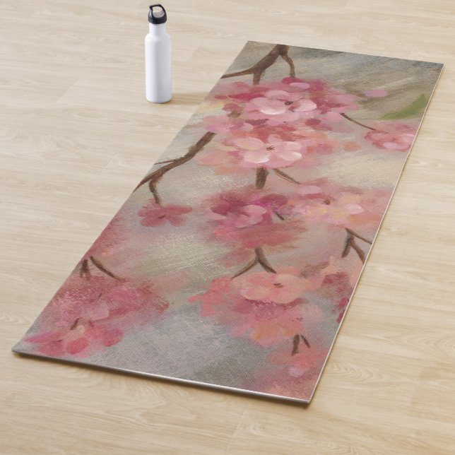 Cherry Blossoms and Branch Yoga Mat (In Situ)