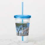 Cherry Blossoms and the Washington Monument in DC Acrylic Tumbler