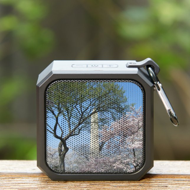 Cherry Blossoms and the Washington Monument in DC Bluetooth Speaker (Insitu(Outdoor))