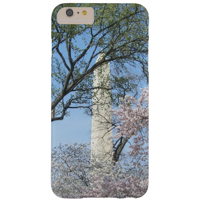 Cherry Blossoms and the Washington Monument in DC Case-Mate iPhone Case (Back)