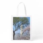 Cherry Blossoms and the Washington Monument in DC Grocery Bag