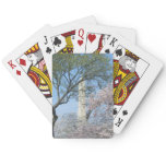 Cherry Blossoms and the Washington Monument in DC Playing Cards