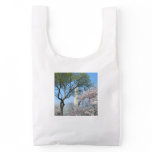 Cherry Blossoms and the Washington Monument in DC Reusable Bag