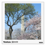Cherry Blossoms and the Washington Monument in DC Wall Sticker