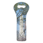 Cherry Blossoms and the Washington Monument in DC Wine Bag