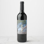 Cherry Blossoms and the Washington Monument in DC Wine Label