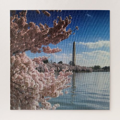 Cherry Blossoms at Washington DC Jigsaw Puzzle