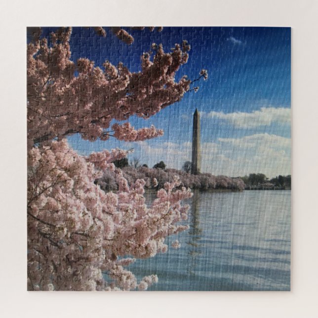 Cherry Blossoms at Washington, DC Jigsaw Puzzle (Vertical)