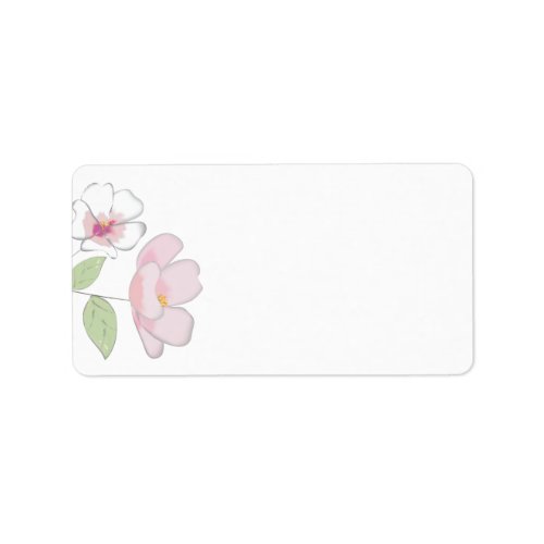 Cherry Blossoms Blank Address Labels