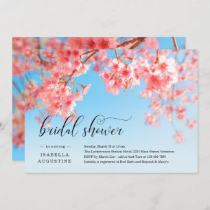 Cherry Blossoms Bridal Shower Invitation