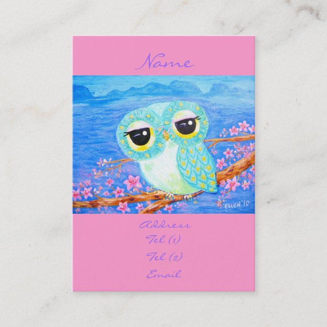 Cherry Blossoms Business Card (Front)