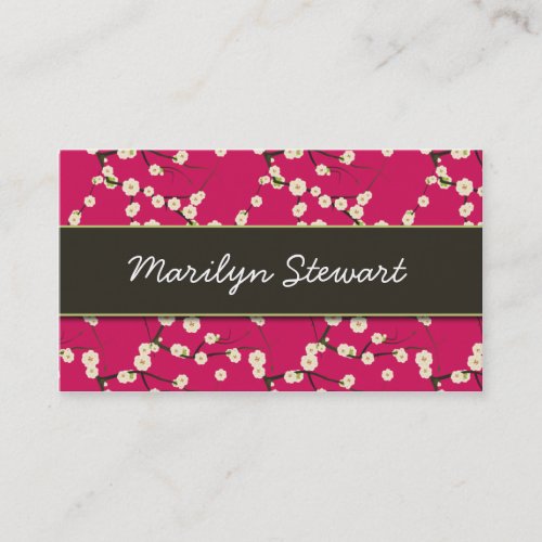 Cherry Blossoms Business Cards