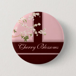 Cherry Blossoms Button