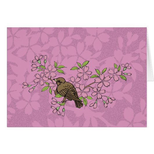 Cherry Blossoms Cards (Front Horizontal)